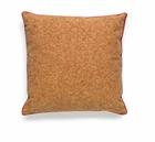Cork cushion with red piping